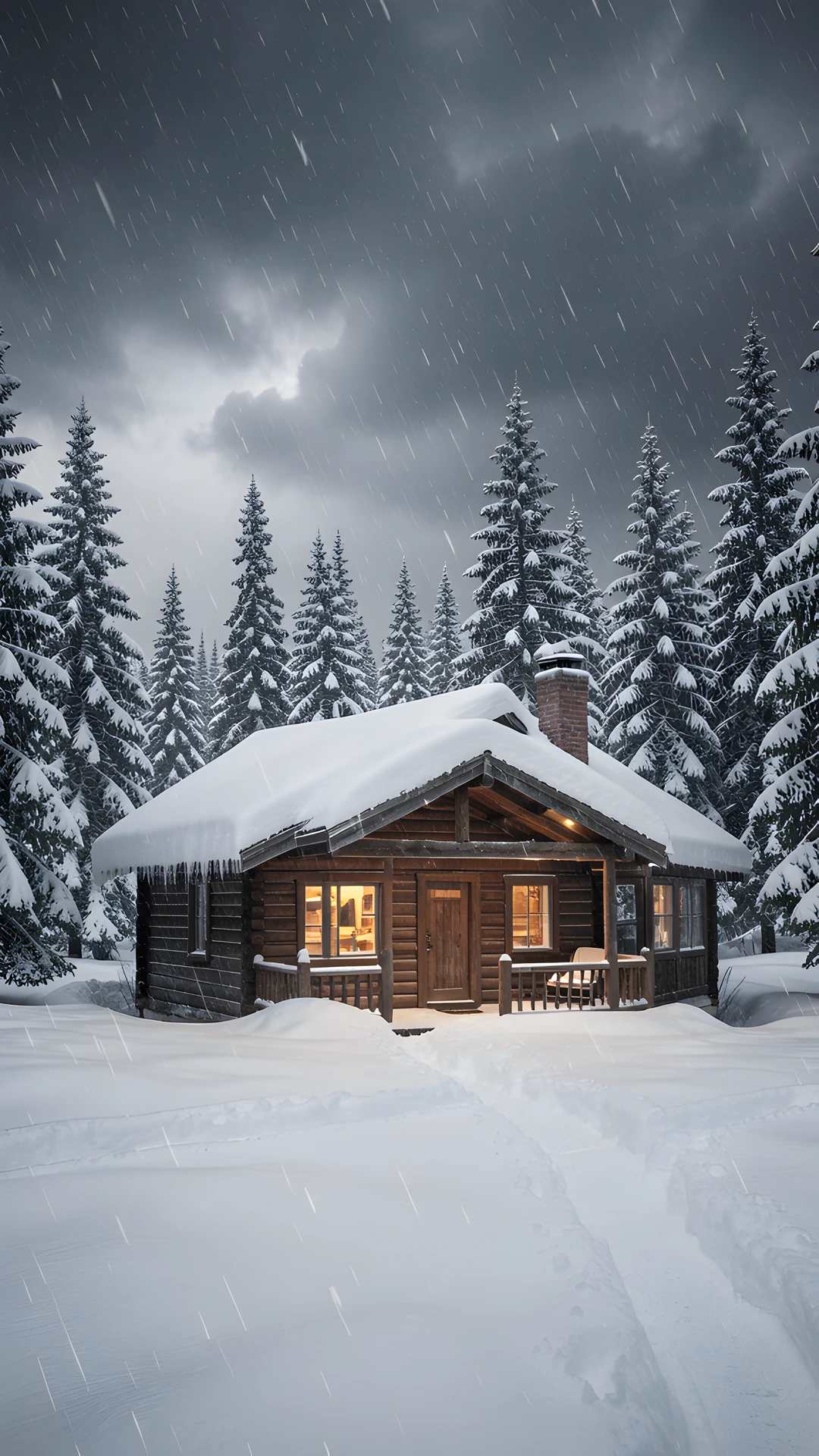 Winter Woodland Scene