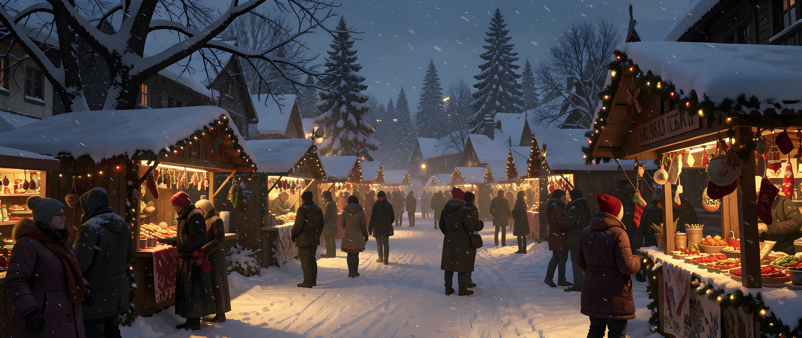 Dazzling Frosty Night