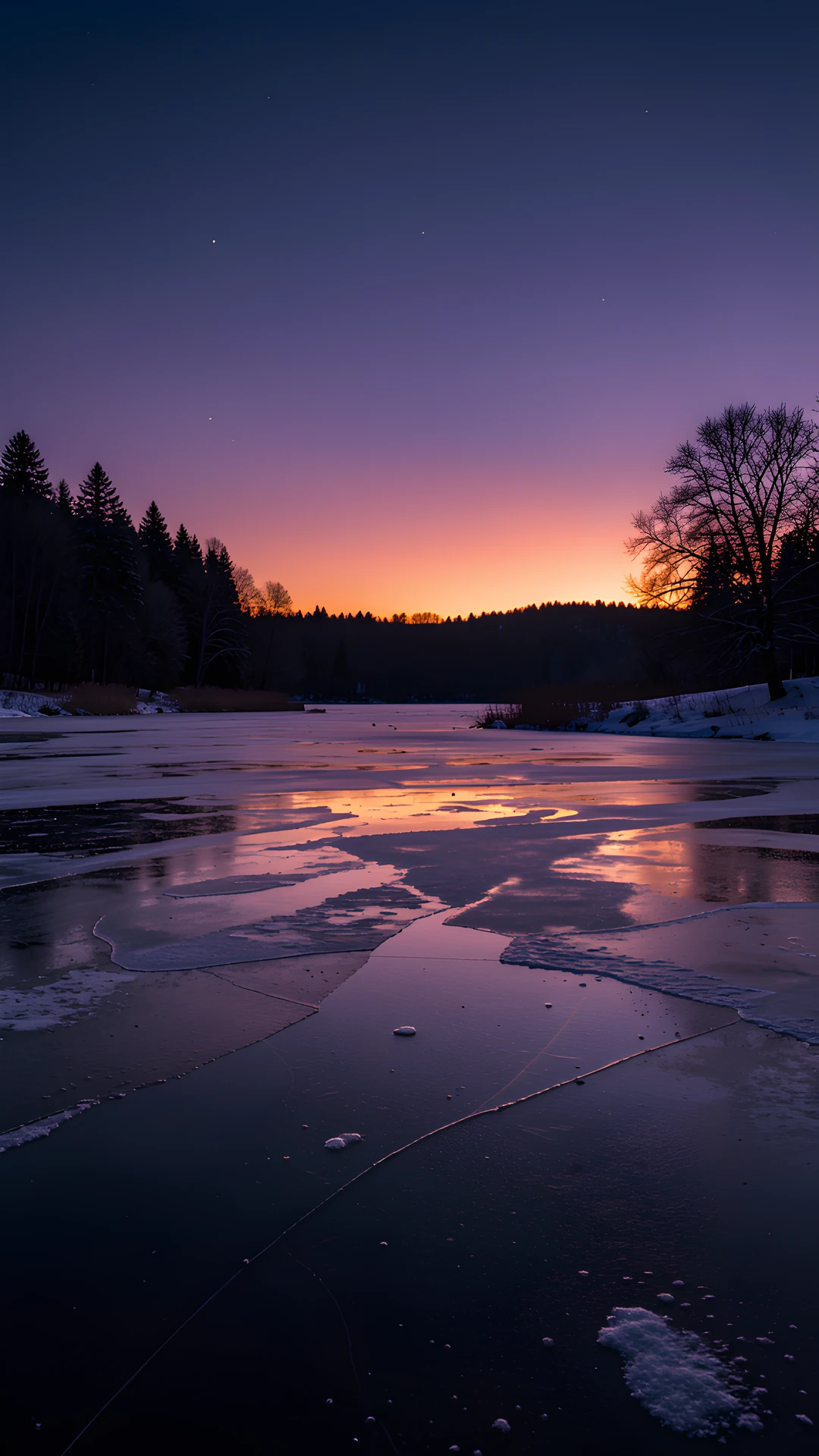 Frozen Morning Glow