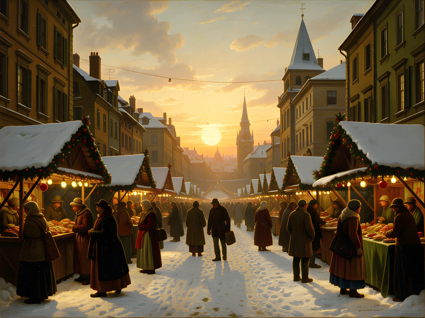 Winter Italian Scene