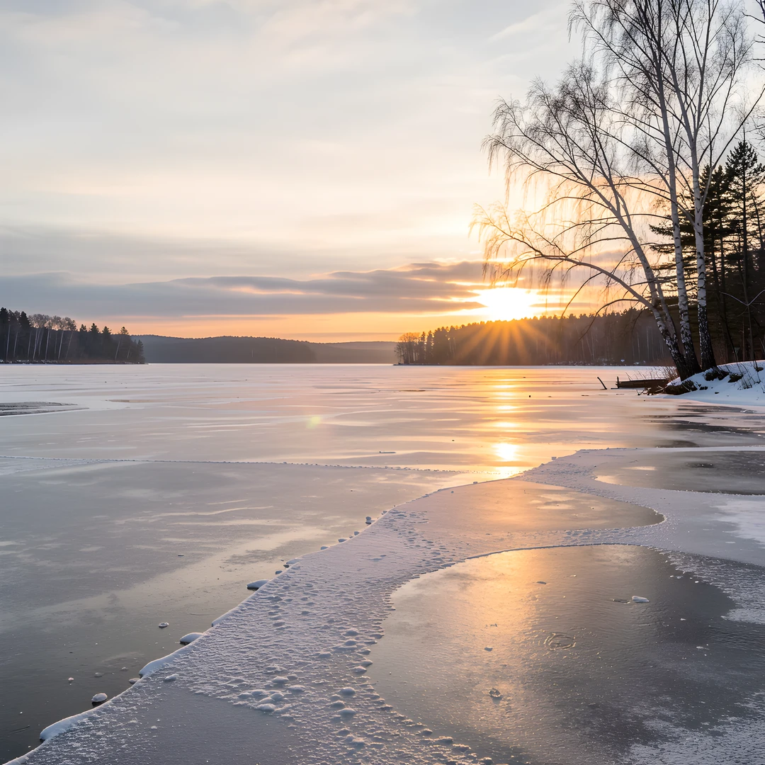Frozen Morning Gold