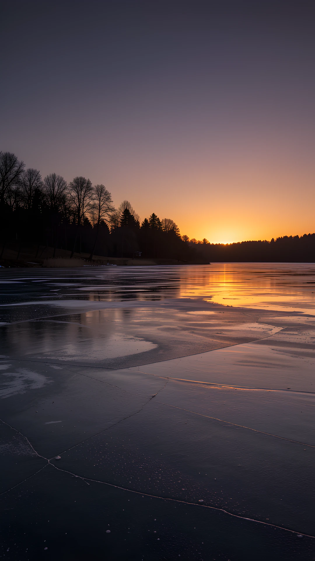 Frozen Golden Horizon