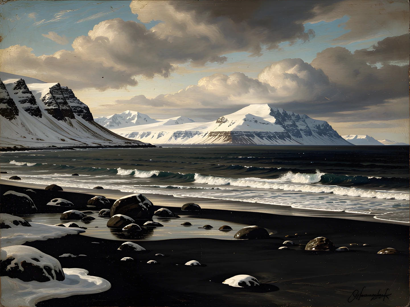 Dark Winter Landscape