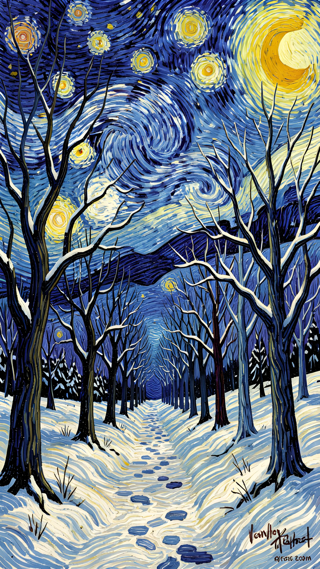 Twinkling Starry Night