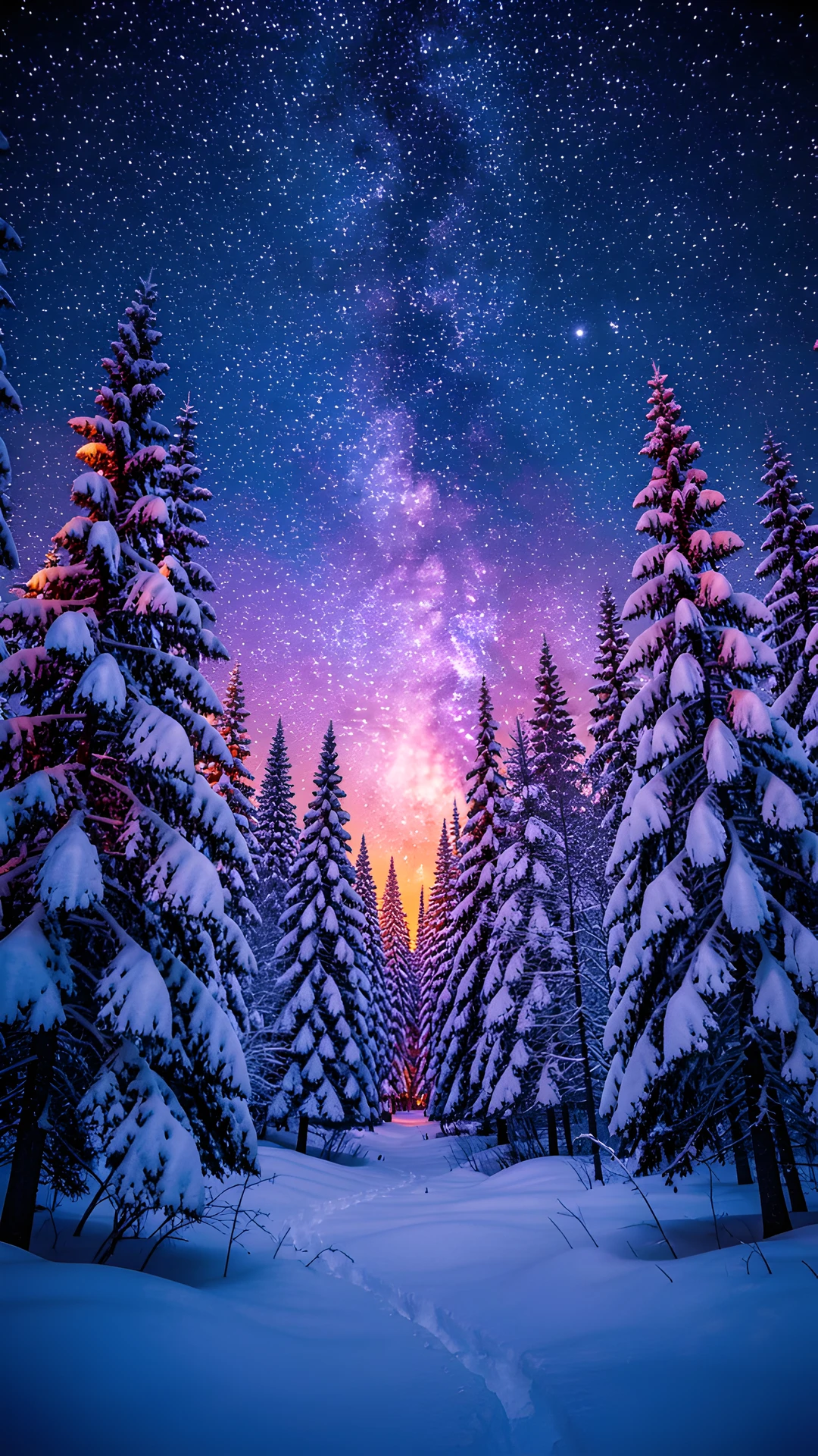 Frozen Starlight Sky