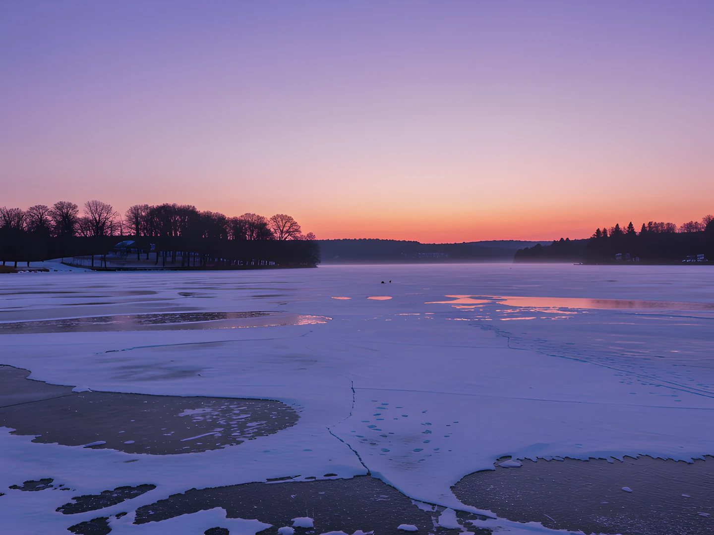 Frozen Morning Glow