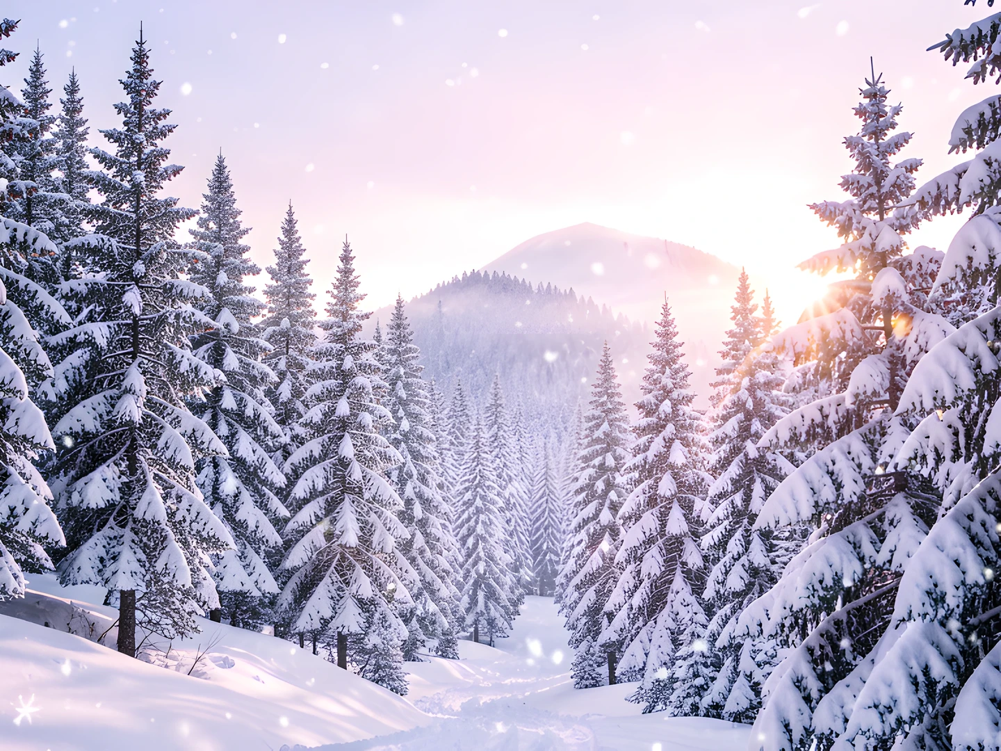 Frozen Wilderness Moonlit