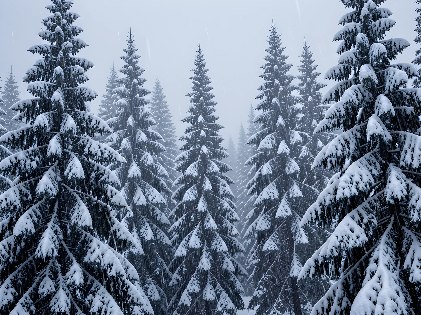 Winter Woodland Scene