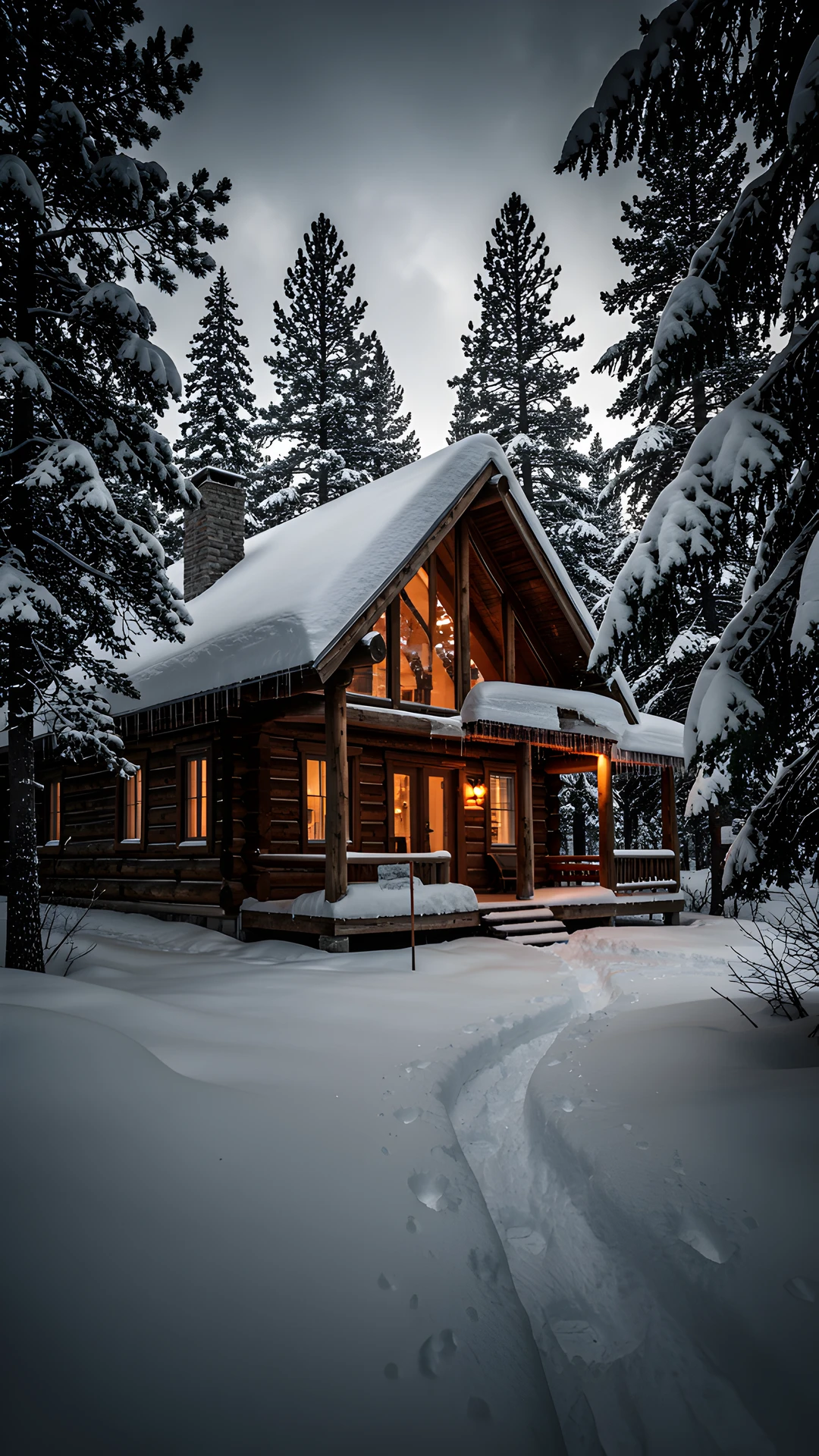 Snowy Mountain Cabin