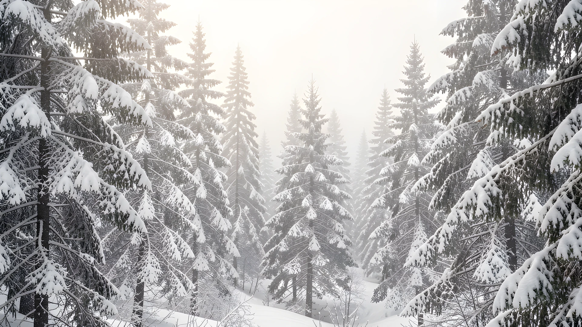 Winter Forest Glow