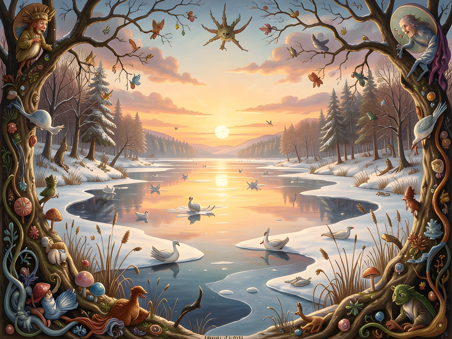 Frozen Morning Light