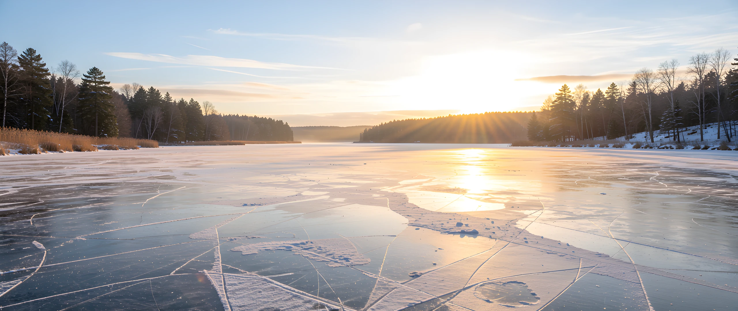 Frozen Morning Sky