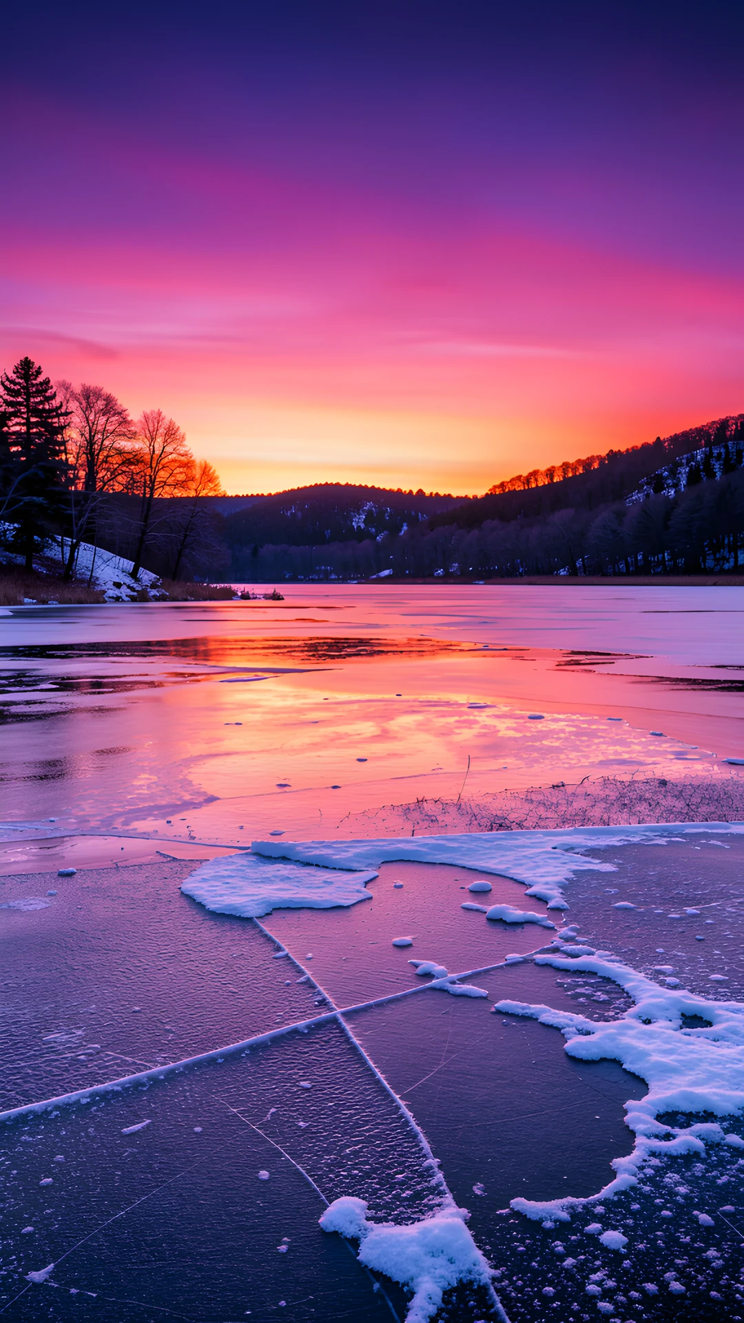 Frozen Morning Glow