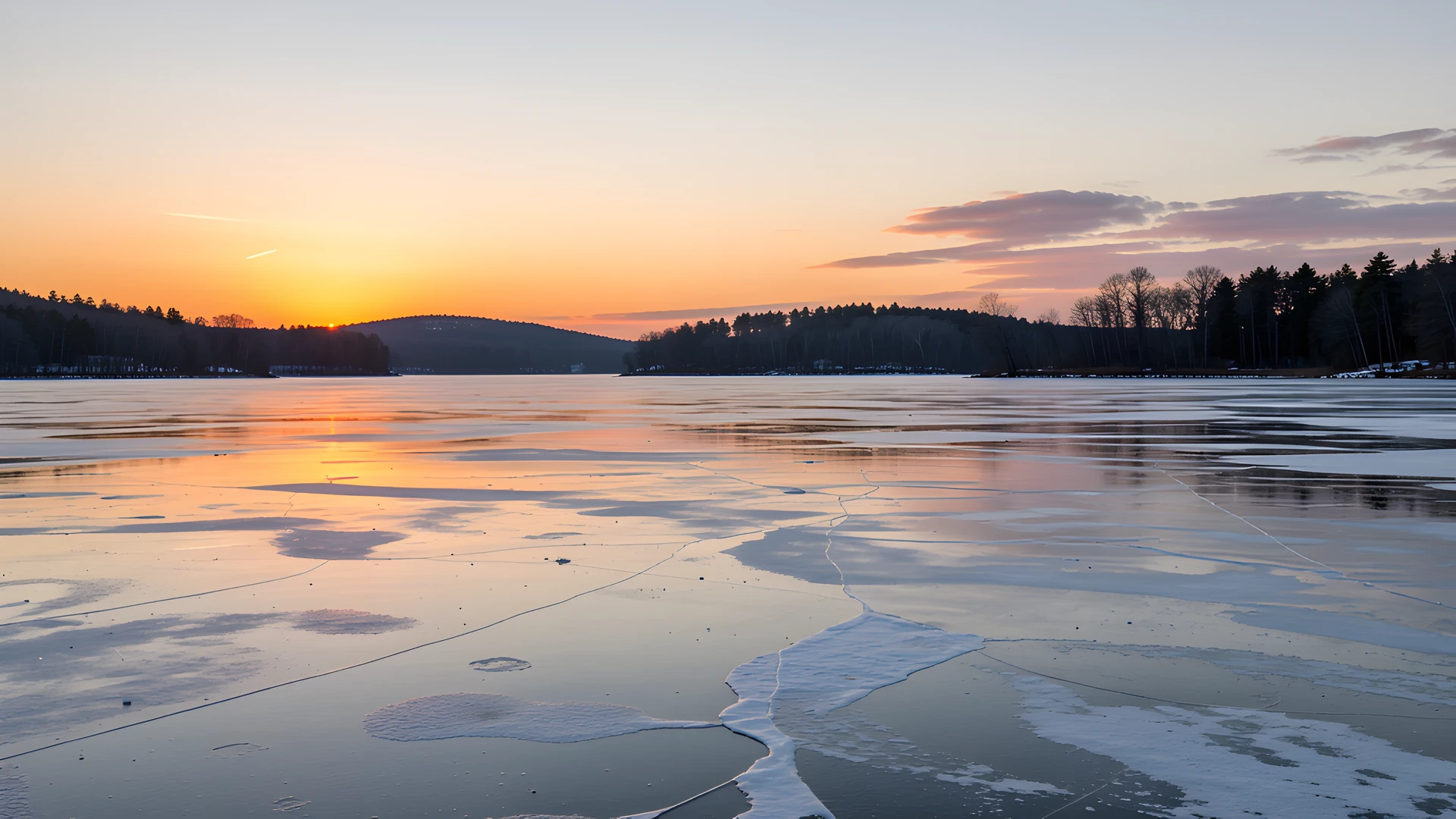 Frozen Morning Glow
