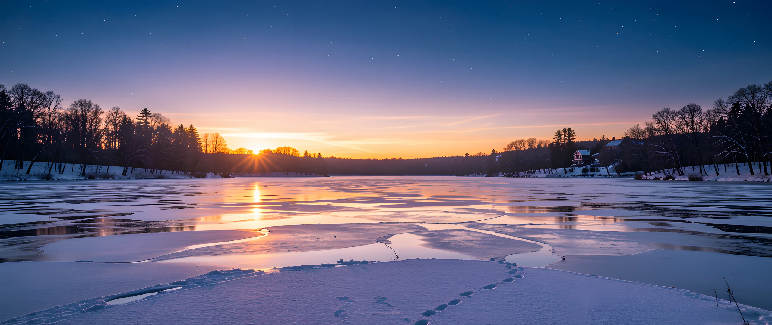 Frozen Aurora Dawn