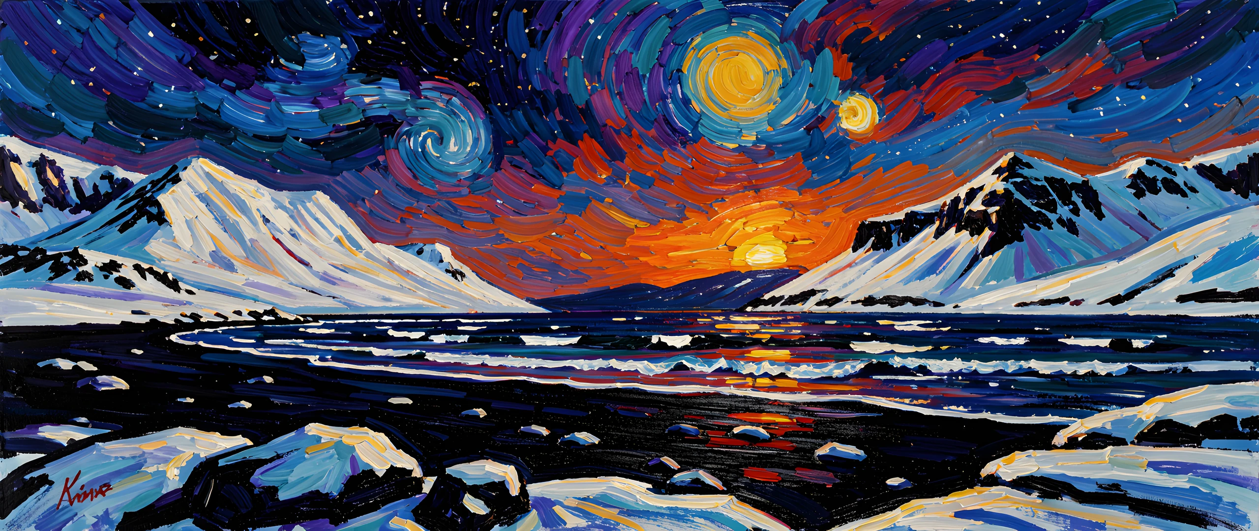Winter Night Sky