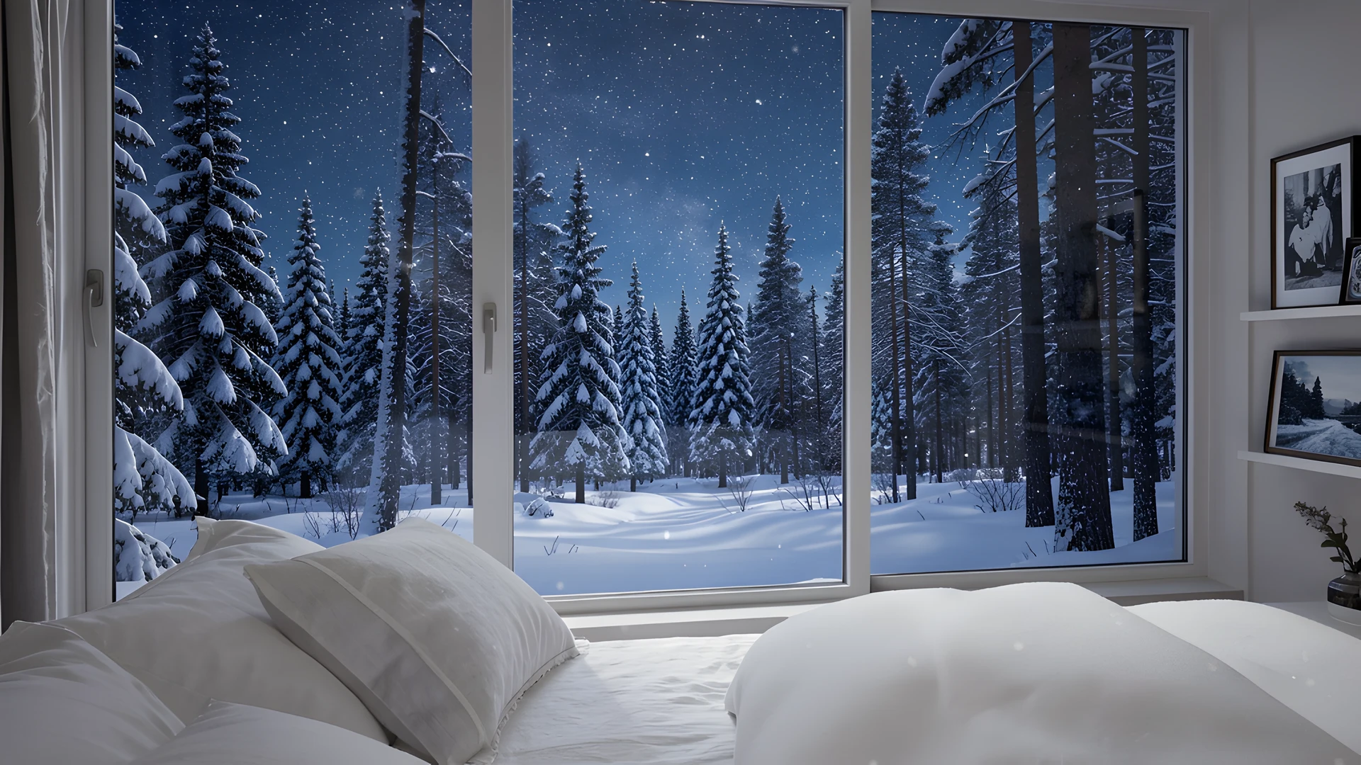 Snowy Winter Scene