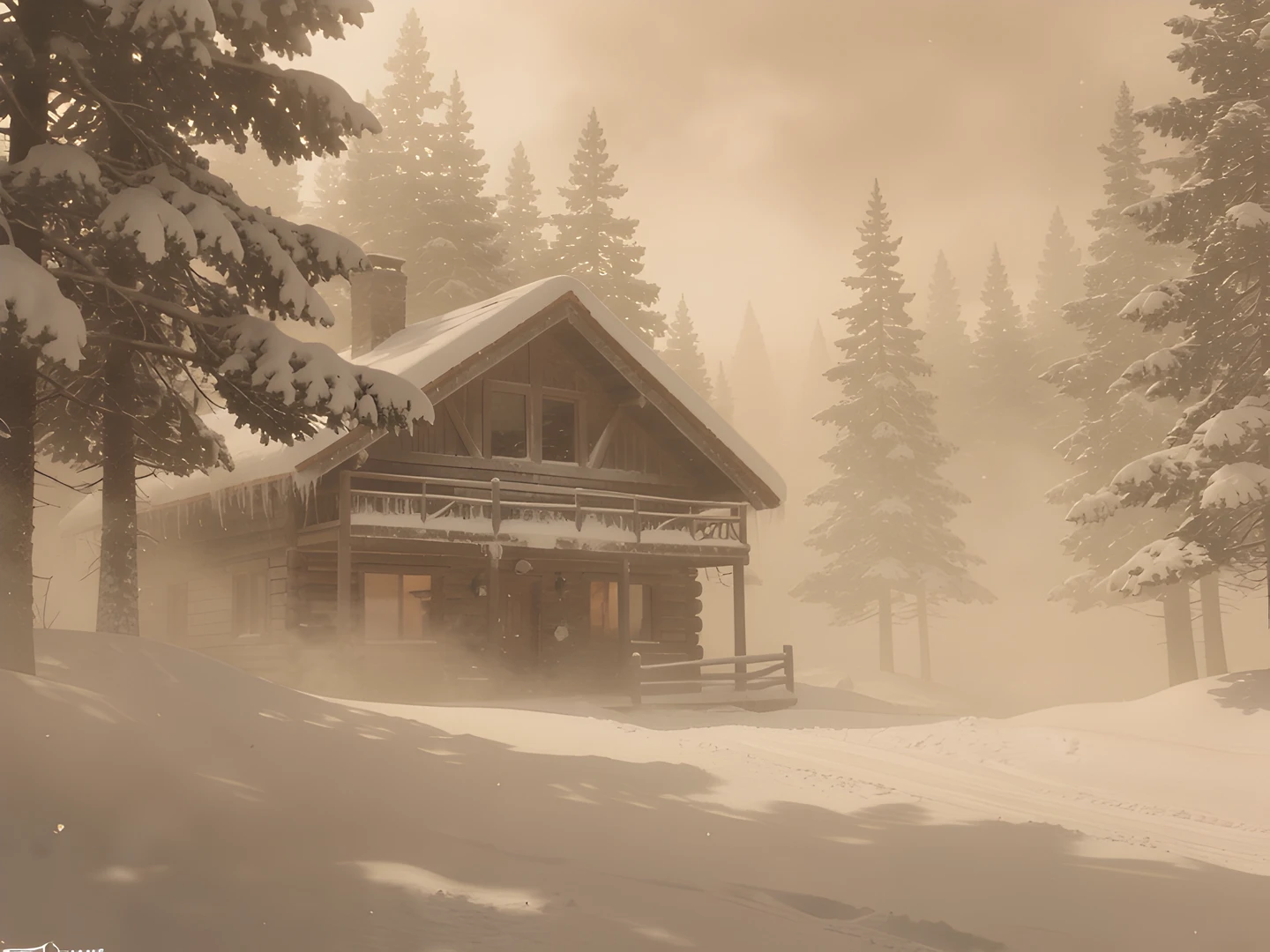 Cozy Winter Scene