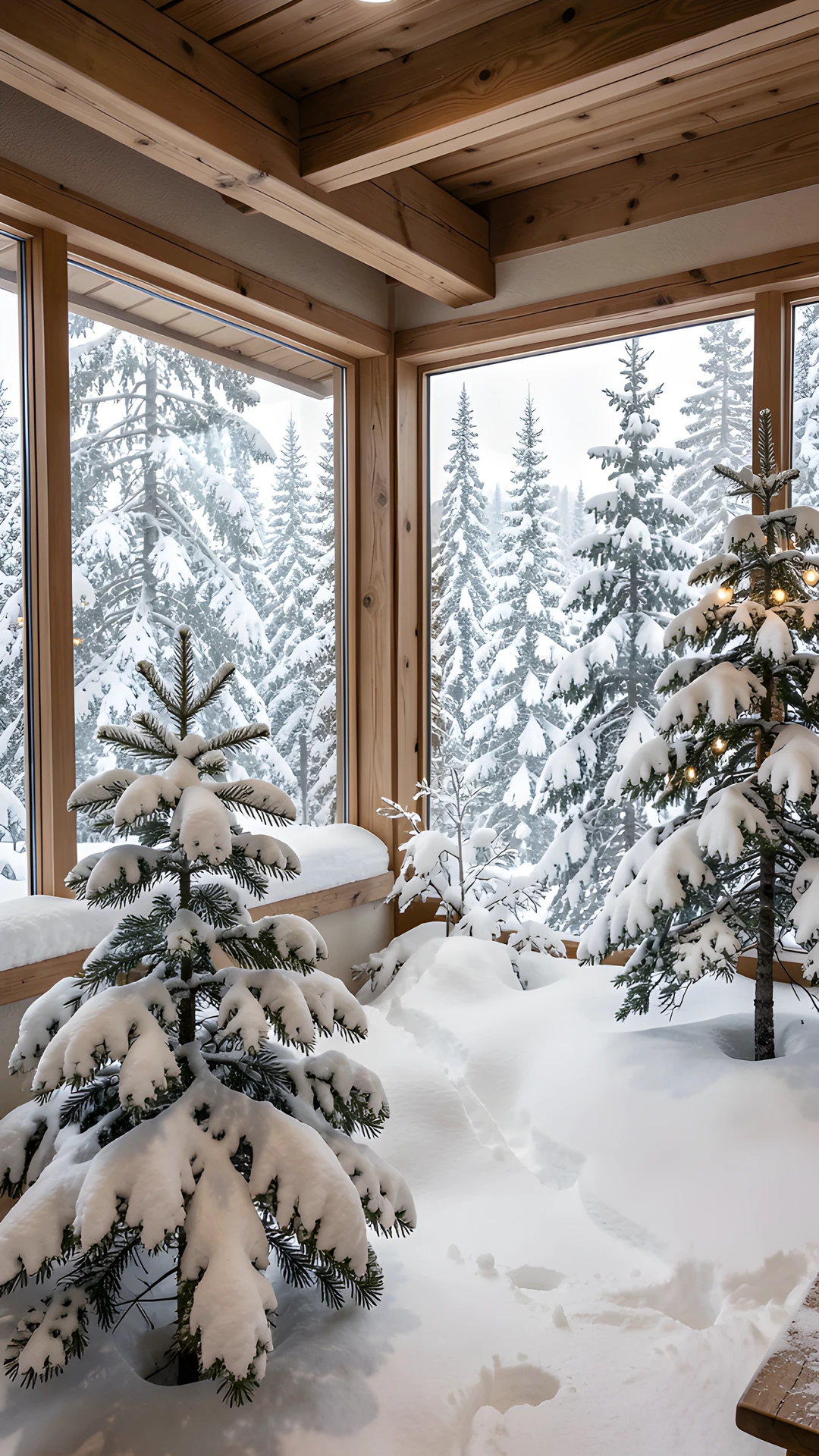 Winter Woodland Scene