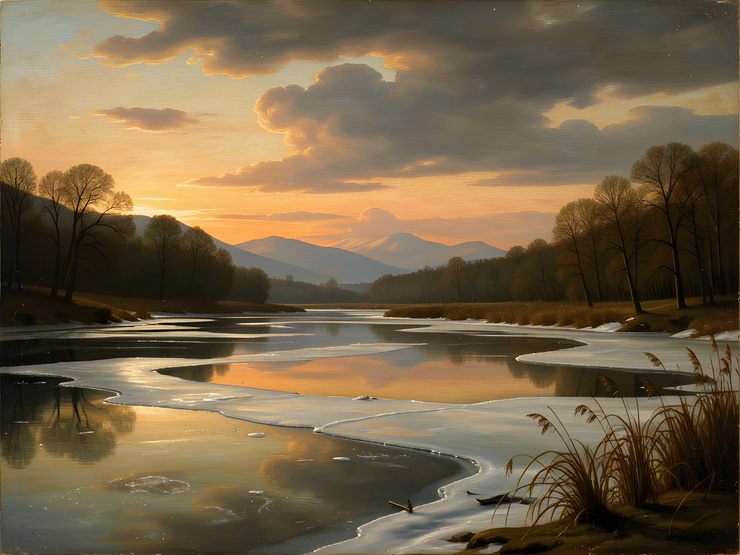 Frozen Morning Glow