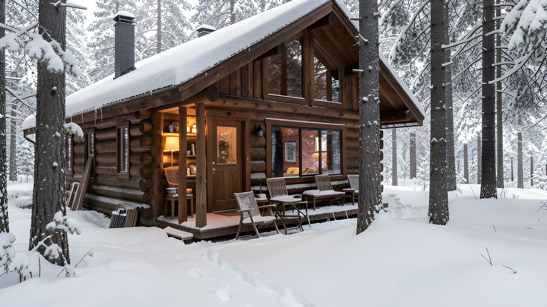 Snowy Mountain Cabin
