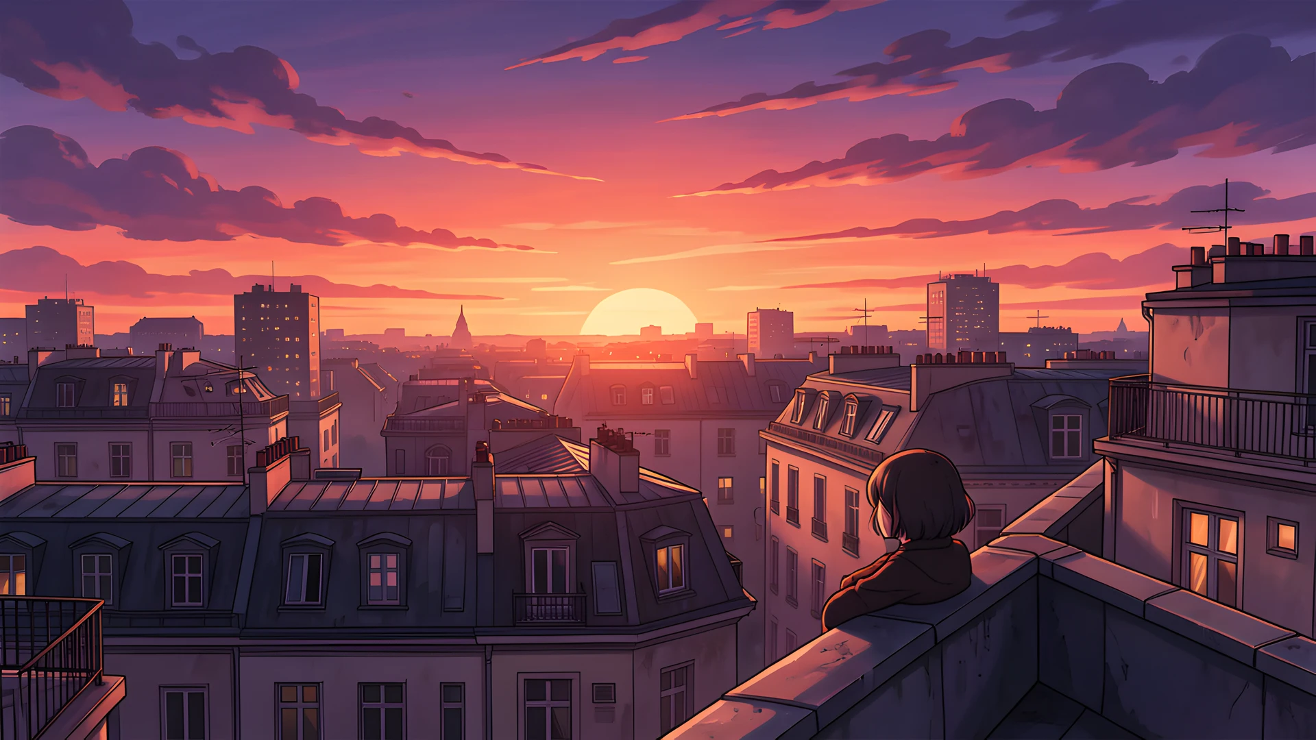 Rooftop Sunset