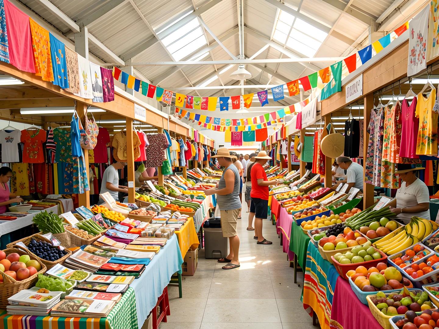 Rainbow Market Flower