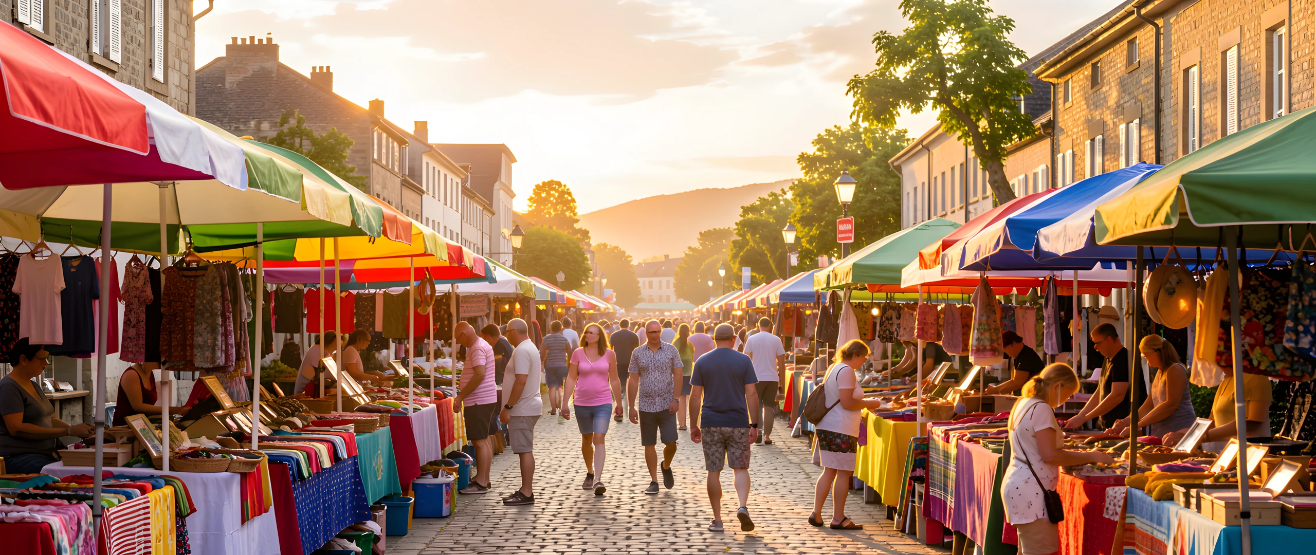 Vibrant Street Bazaar