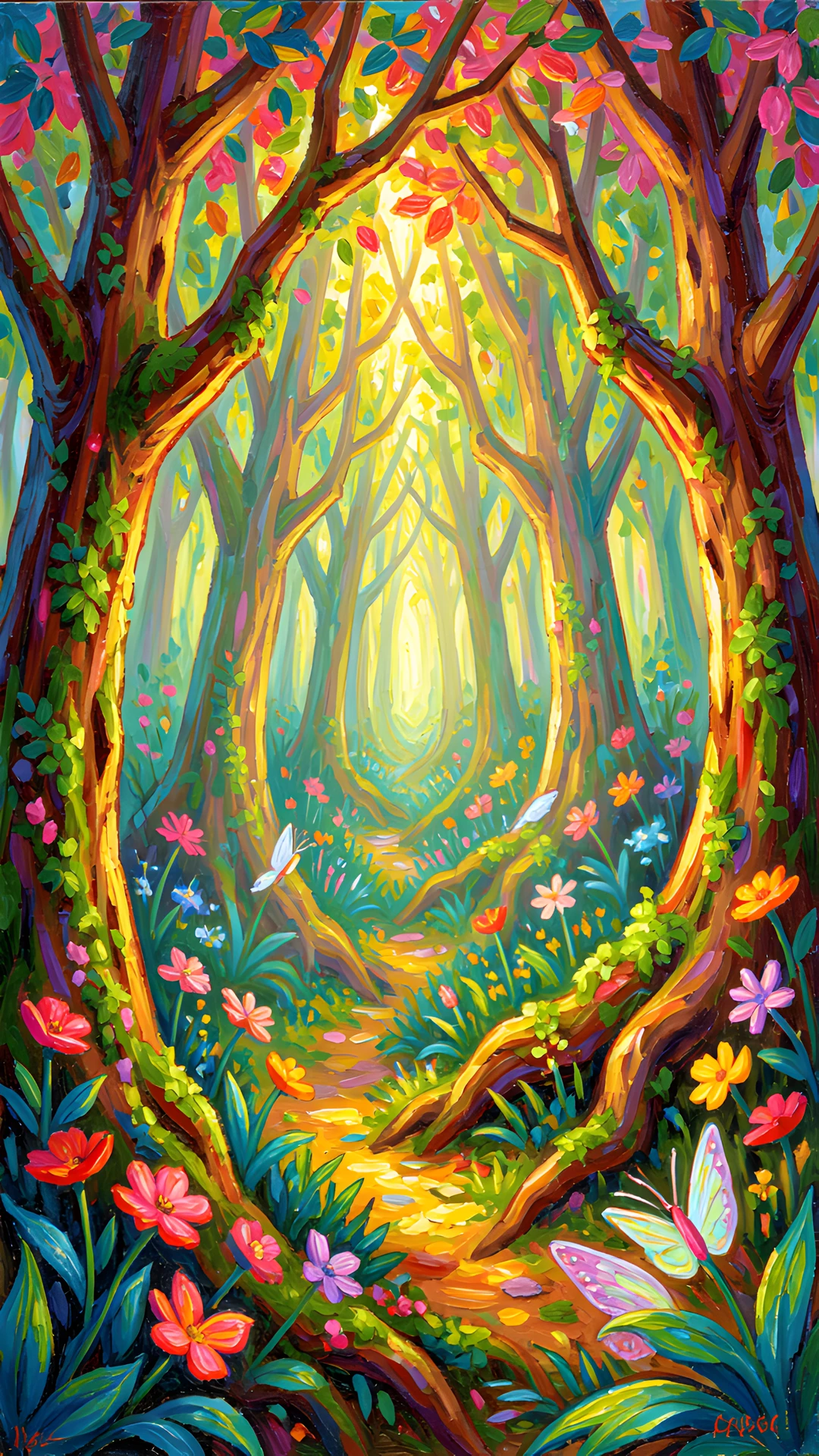 Waterfall Misty Landscape