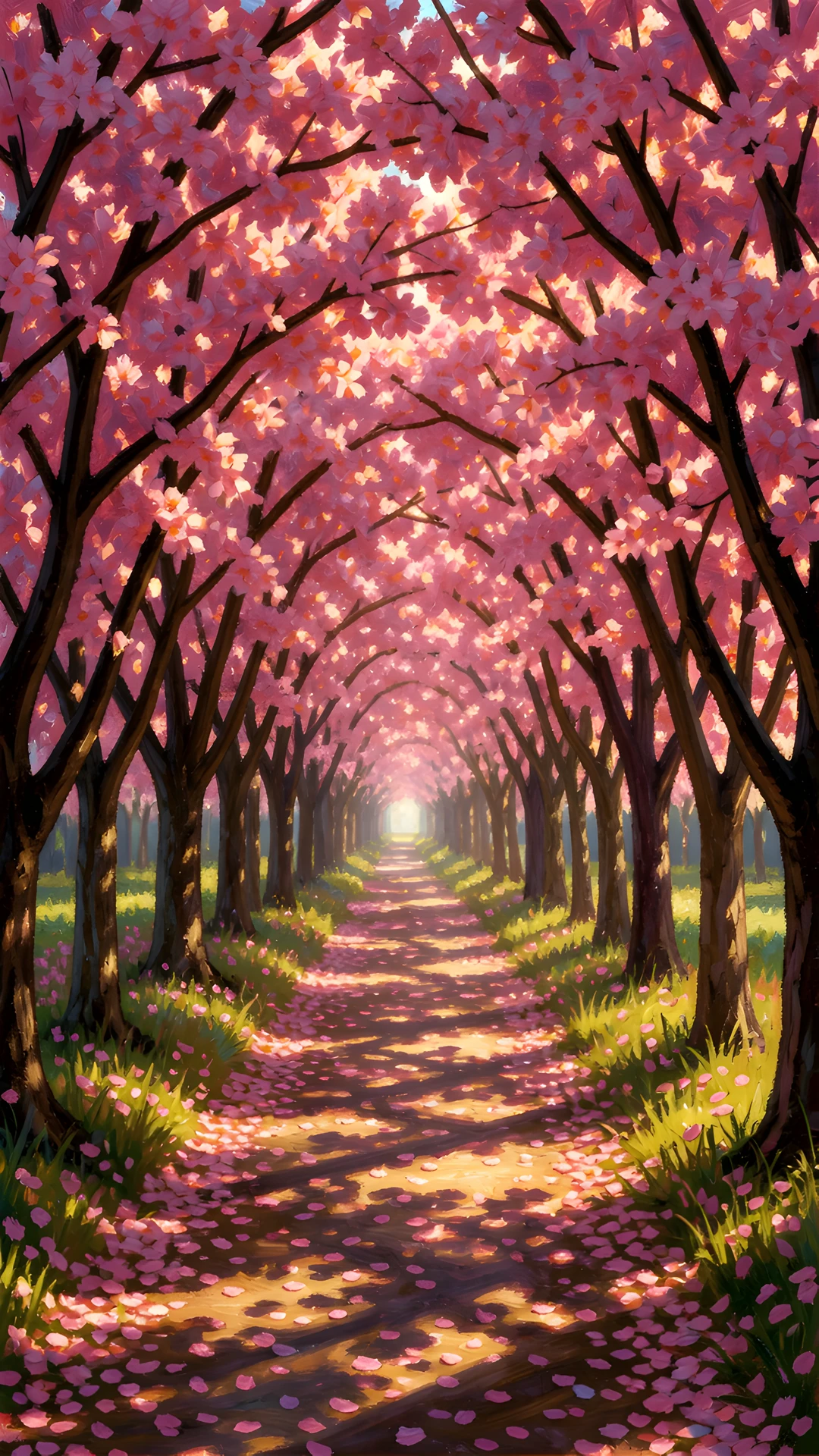 Shaded Moonlit Garden