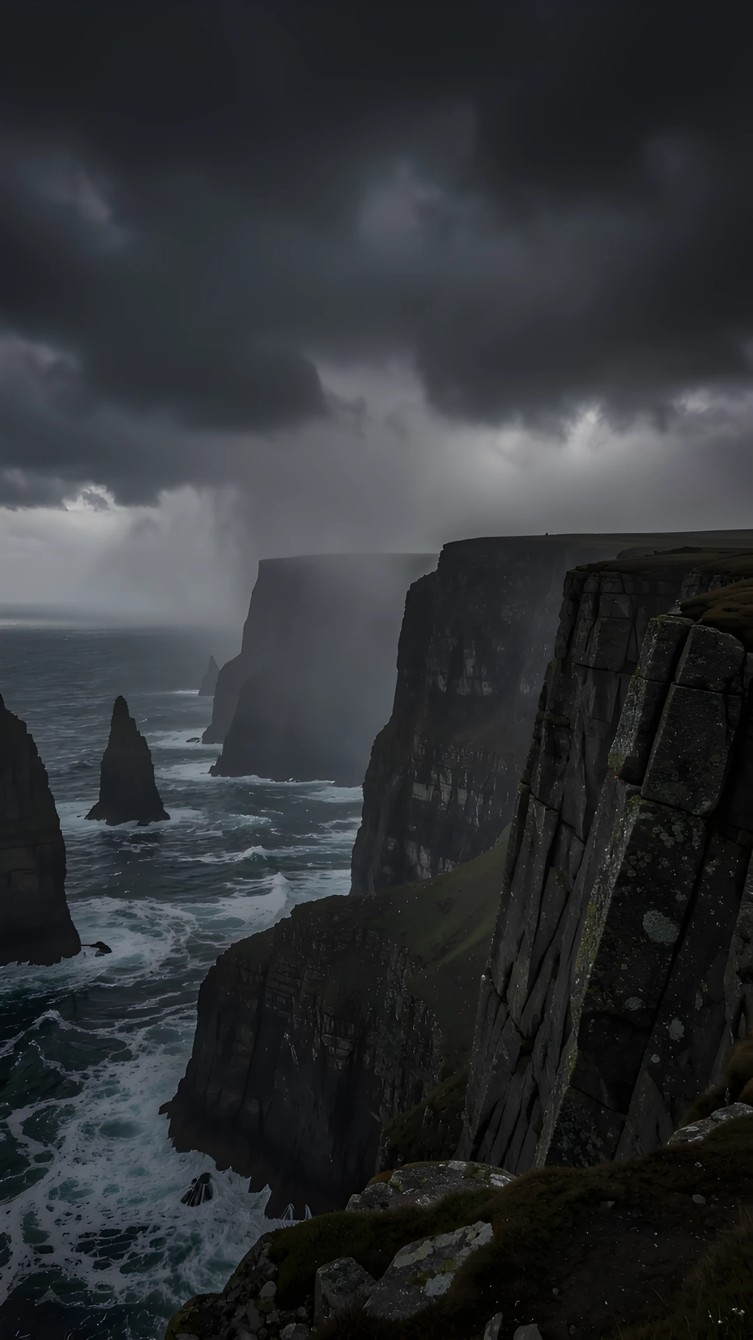 Stormy Morning Landscape