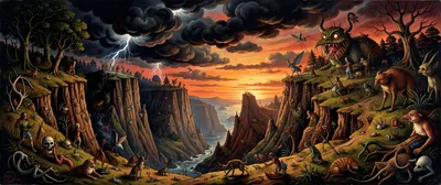 Stormy Sunset Cliffs
