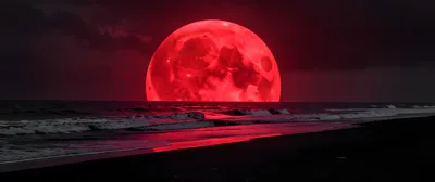 Dark Beach Night