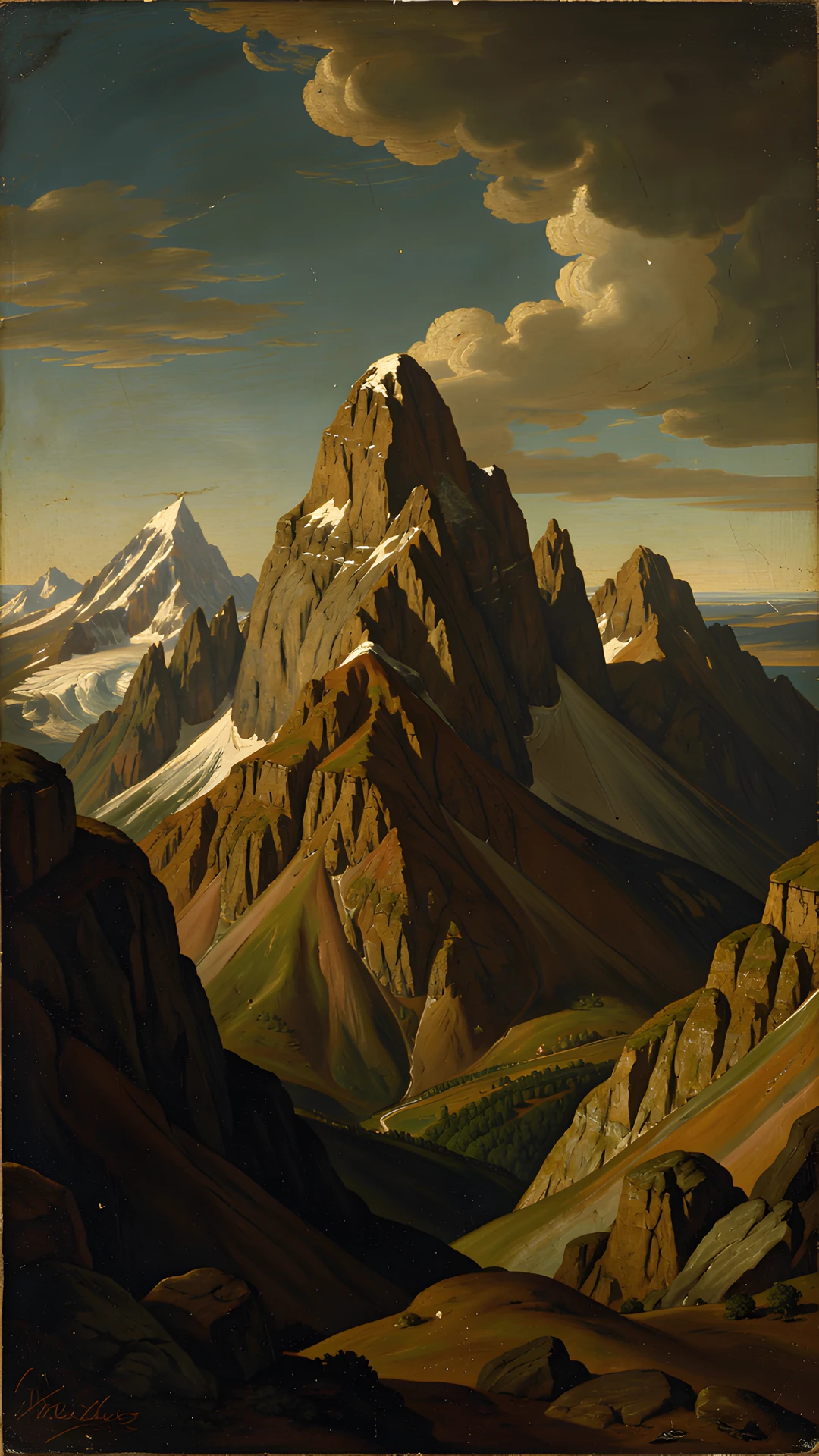 Golden Sunset Landscape