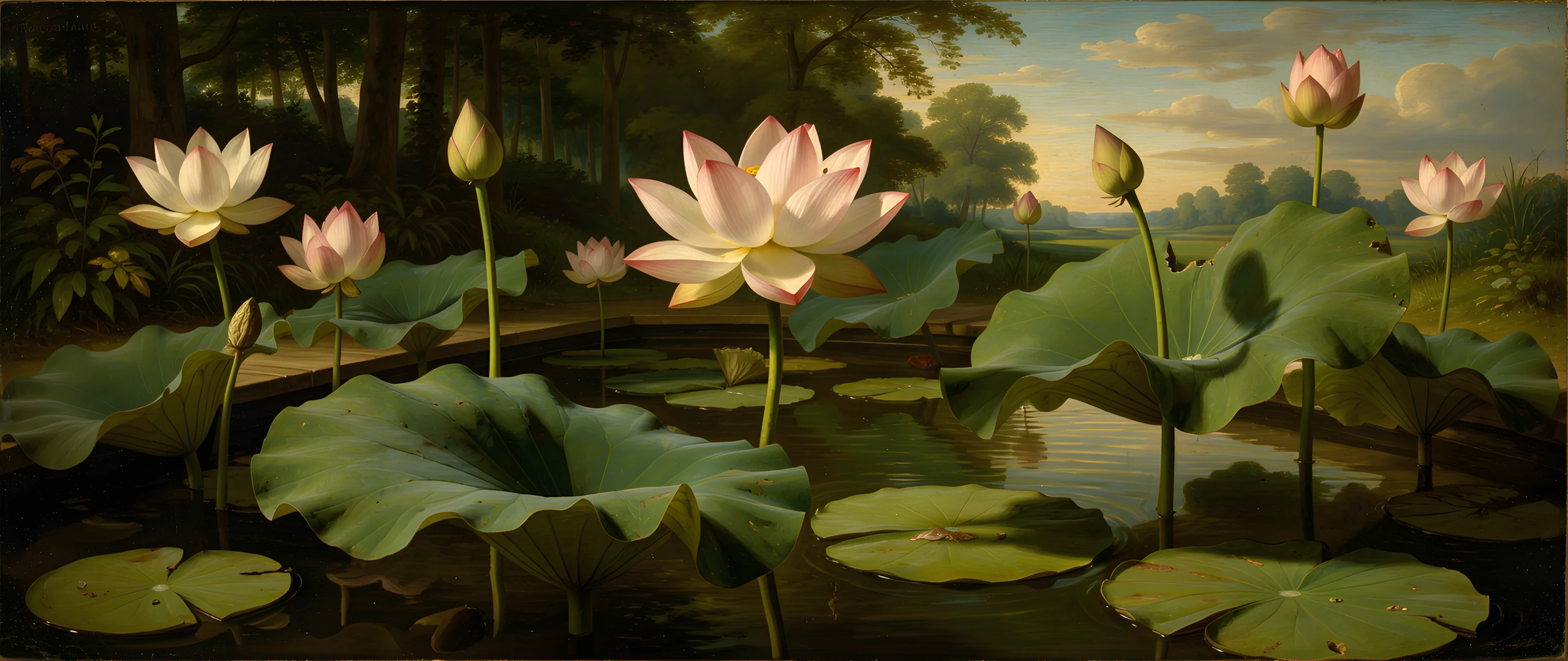 Art Monochromatic Landscape