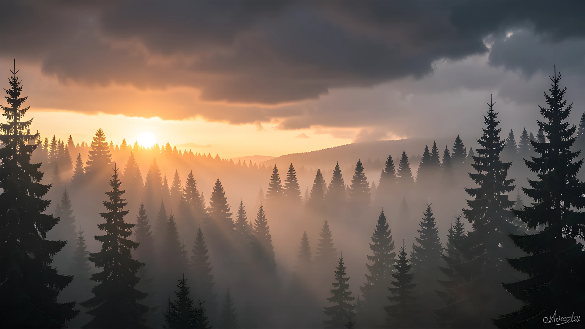 Mountain Range Shadows