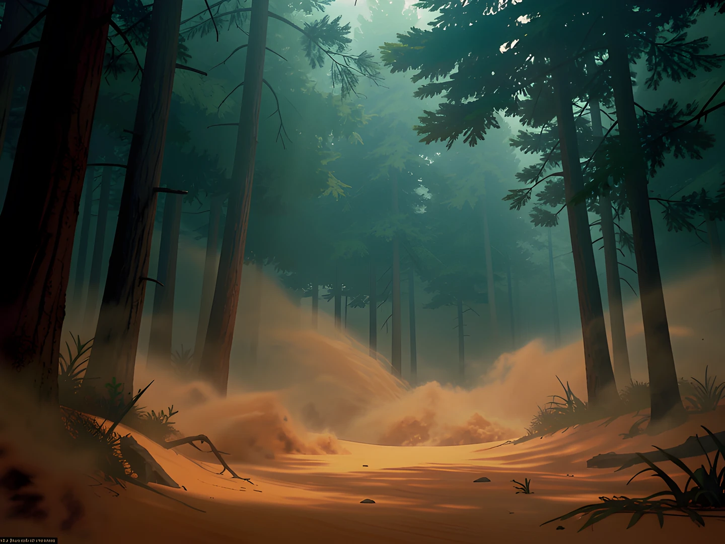 Rainbow Village Night