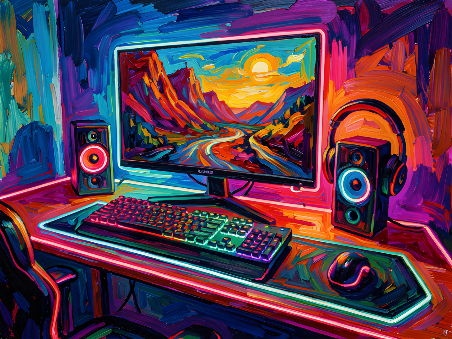 Artistic Masterpieces Swirling