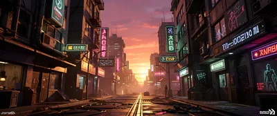Gaming Sunset Glow