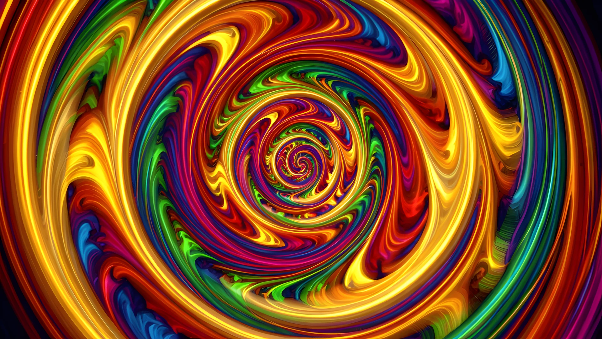 Golden Spiral Fractal