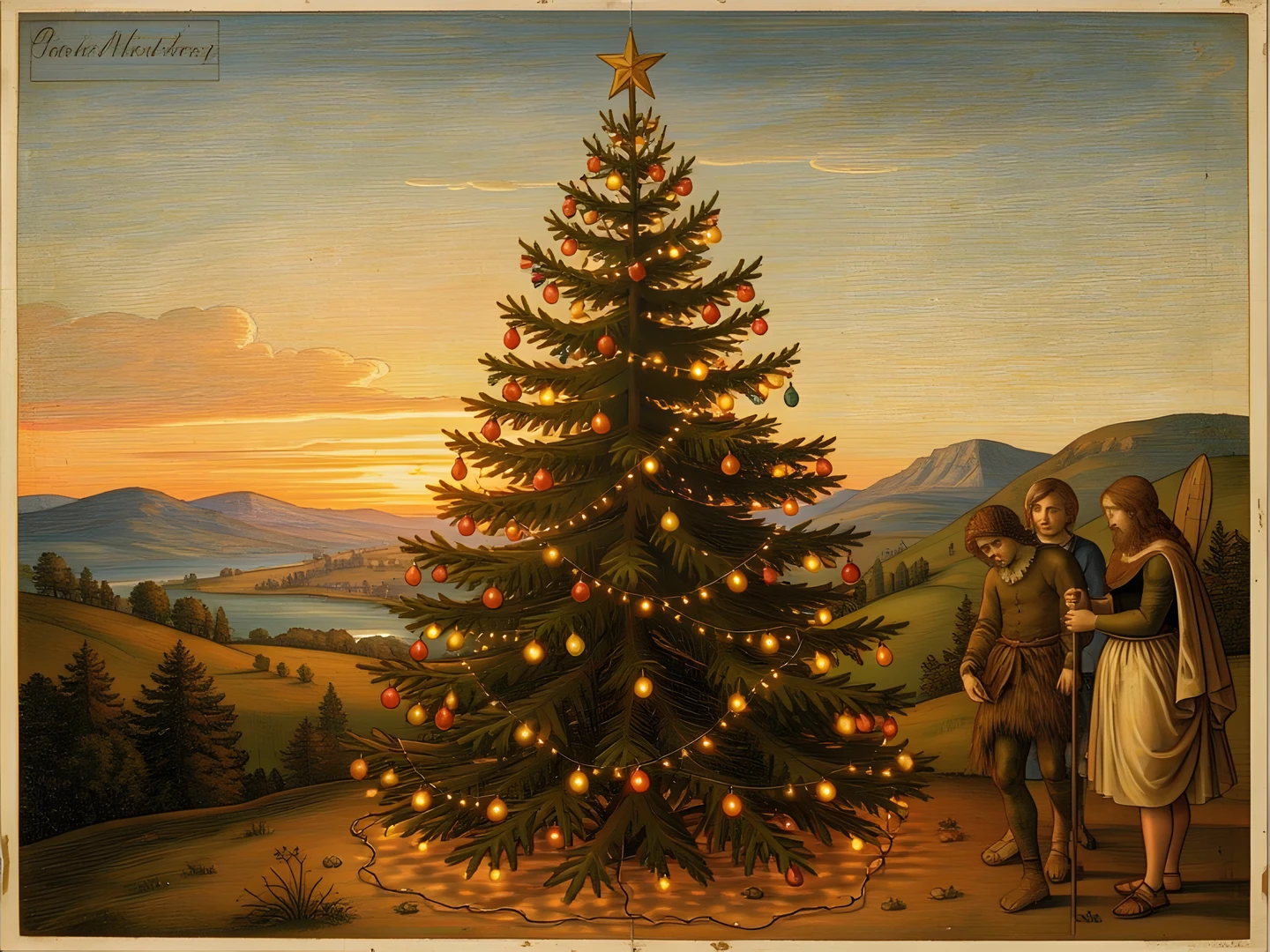 Snowy Mountains Rustic