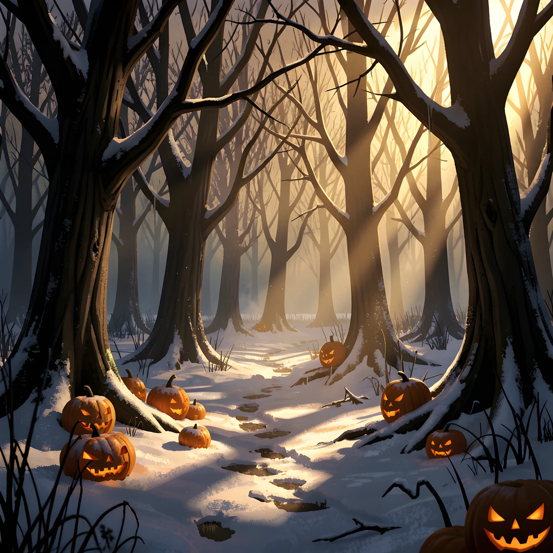 Moonlit Village Cave