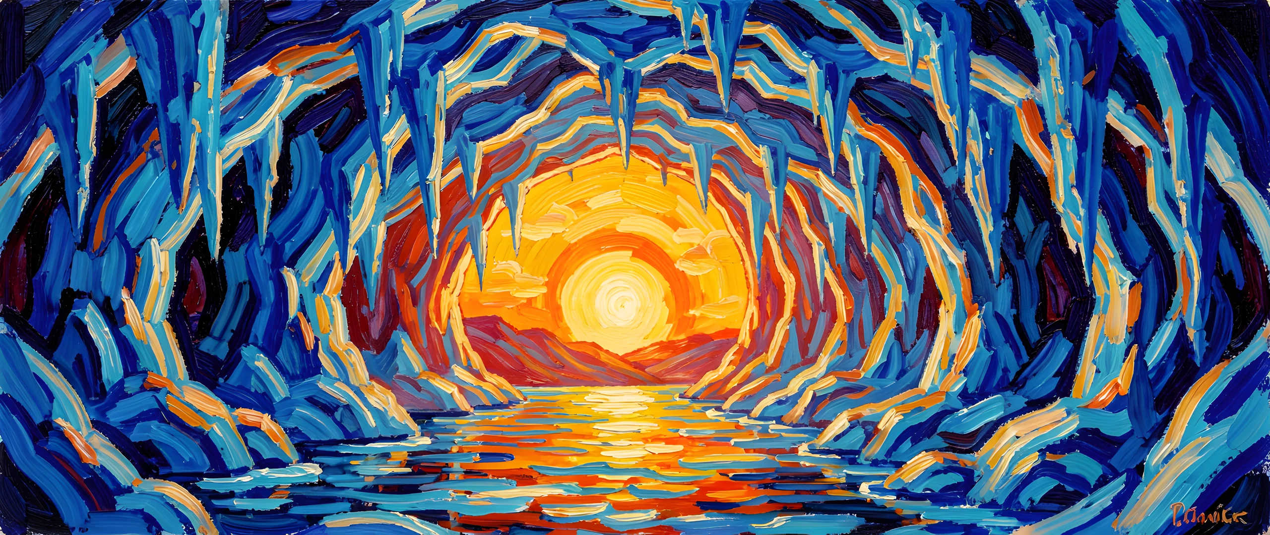 Misty Morning Landscape