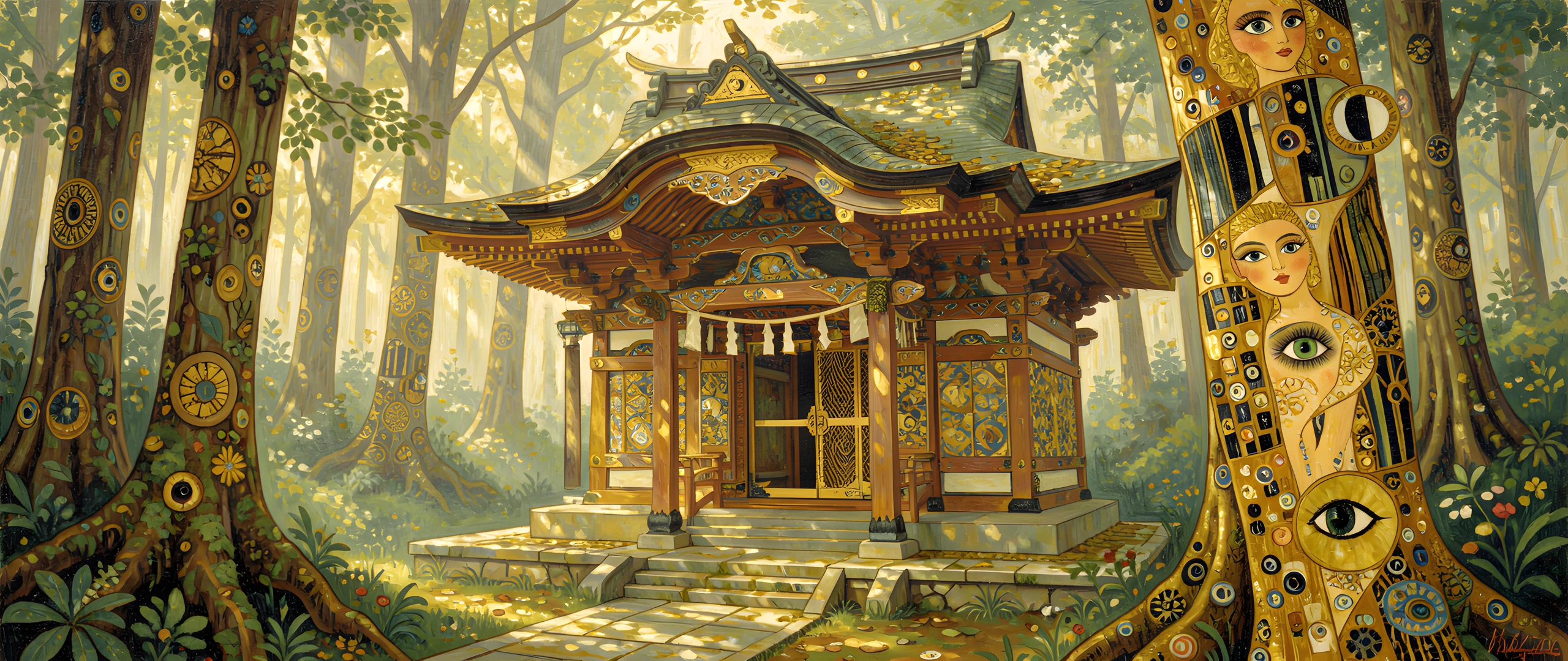 Moonlit Garden Forest