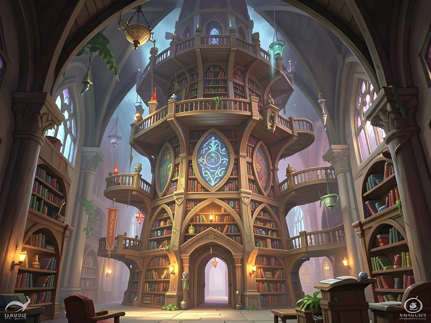 Bookshelf Castle Castle