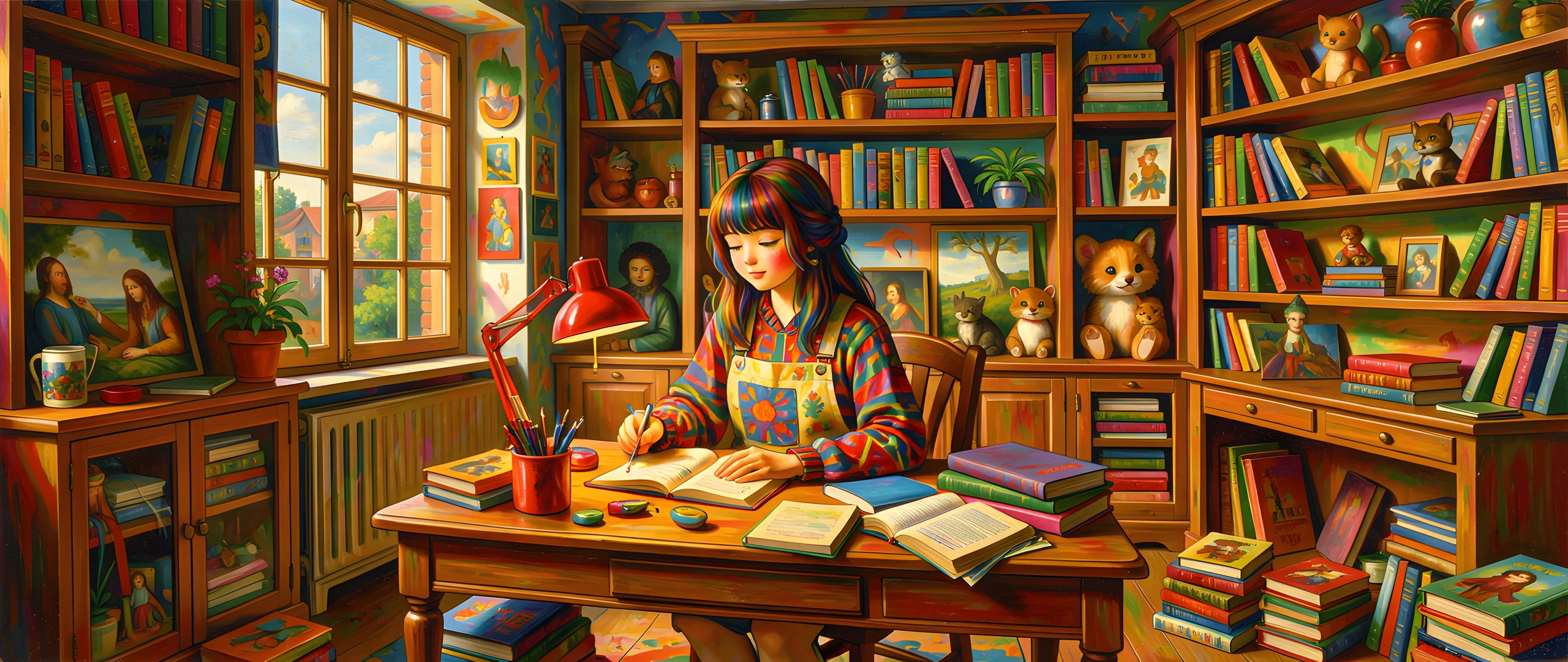 Bright Colors Bookshelf