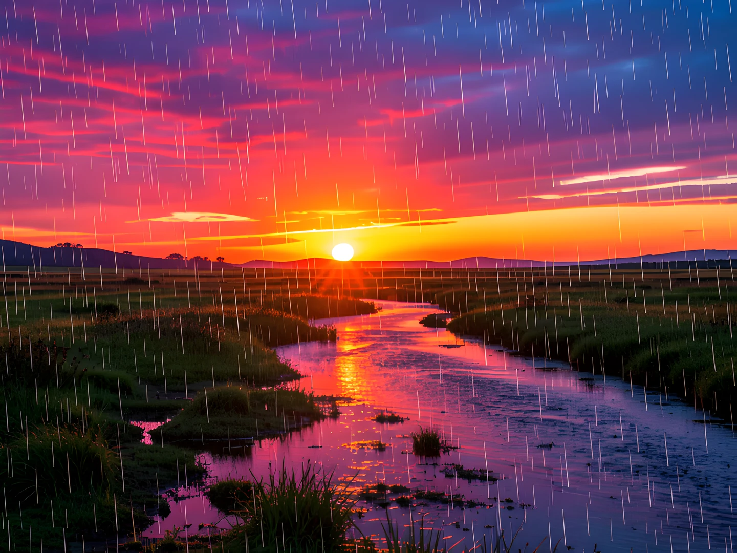 Rainforest Village Twilight