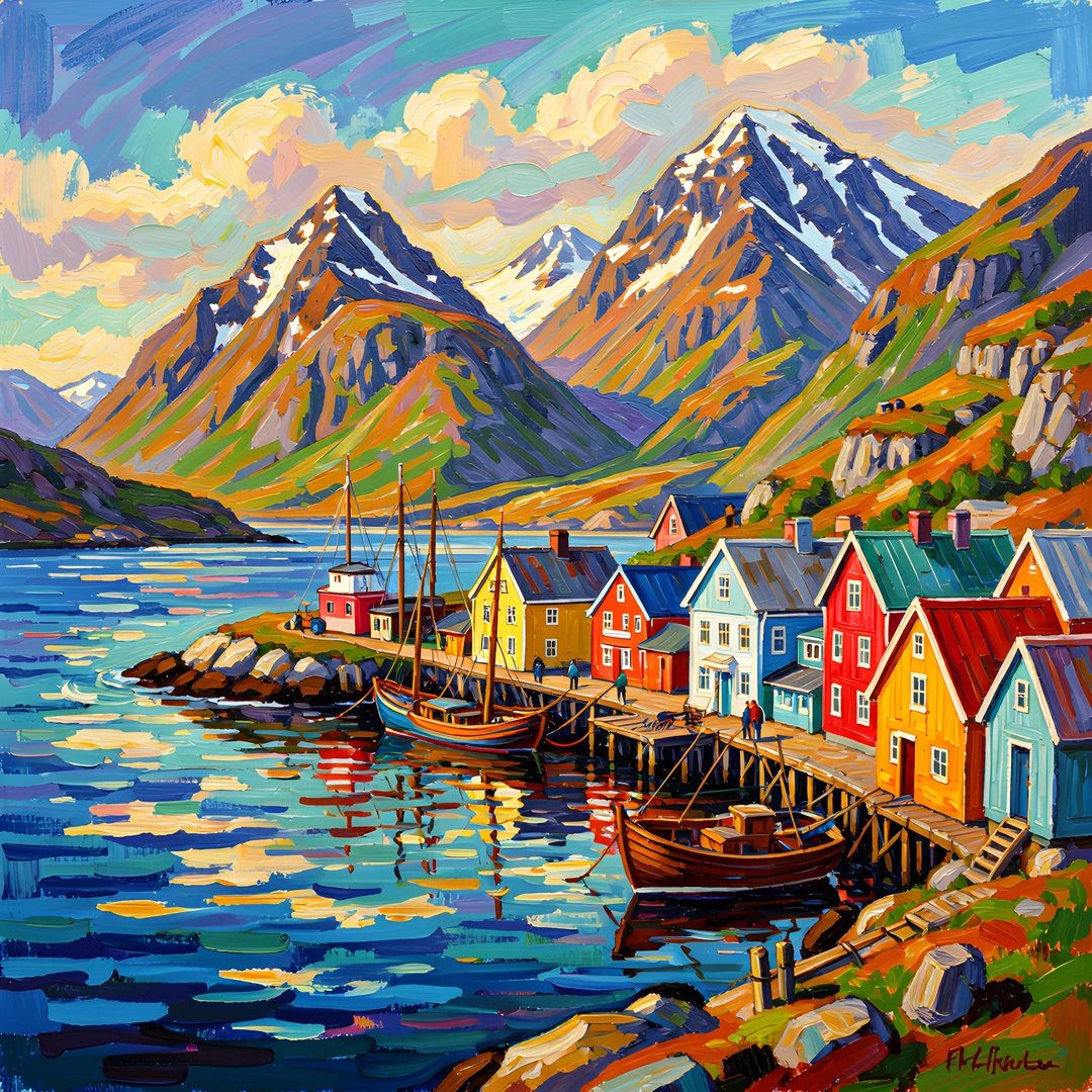 Foggy Morning Mountain