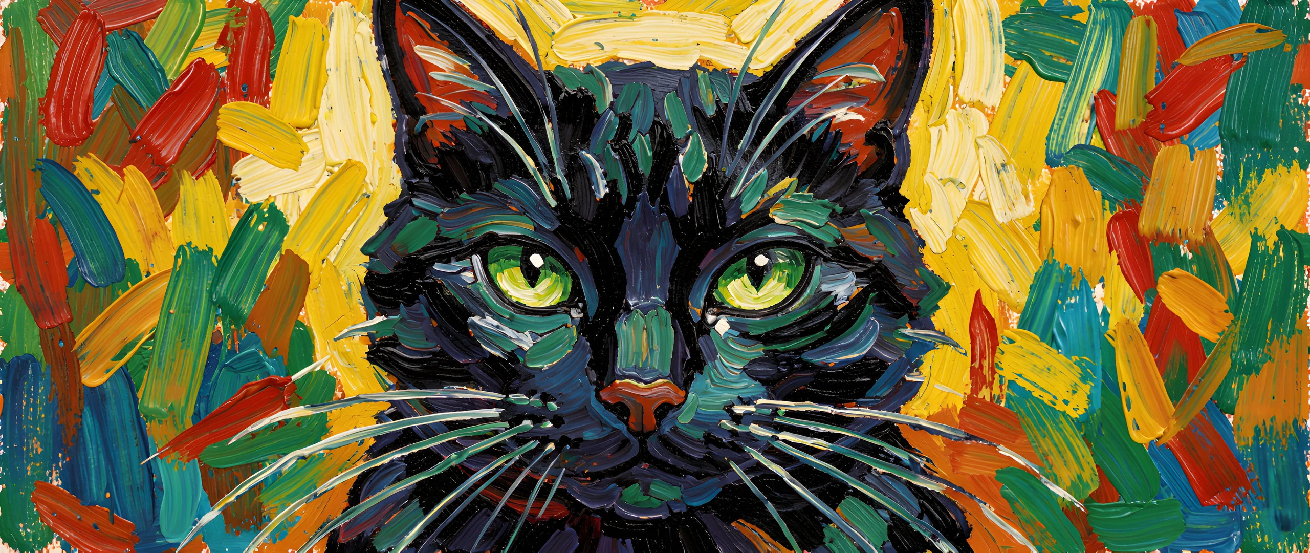 Whiskered Impressionist Eyes