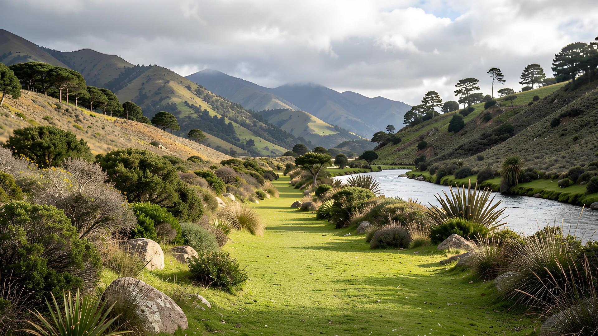 Andes Mountain Landscape